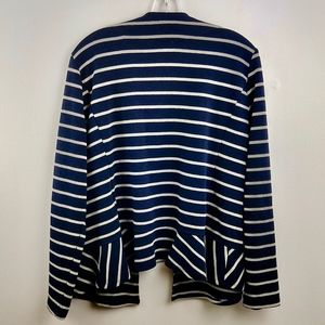 Jane and Delancey Sweaters - Jane and Delancey Ruffle Hem Striped Cardigan XL Jane and Delancey Sweaters - Jane and Delancey Ruffle Hem Striped Cardigan XL